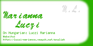 marianna luczi business card